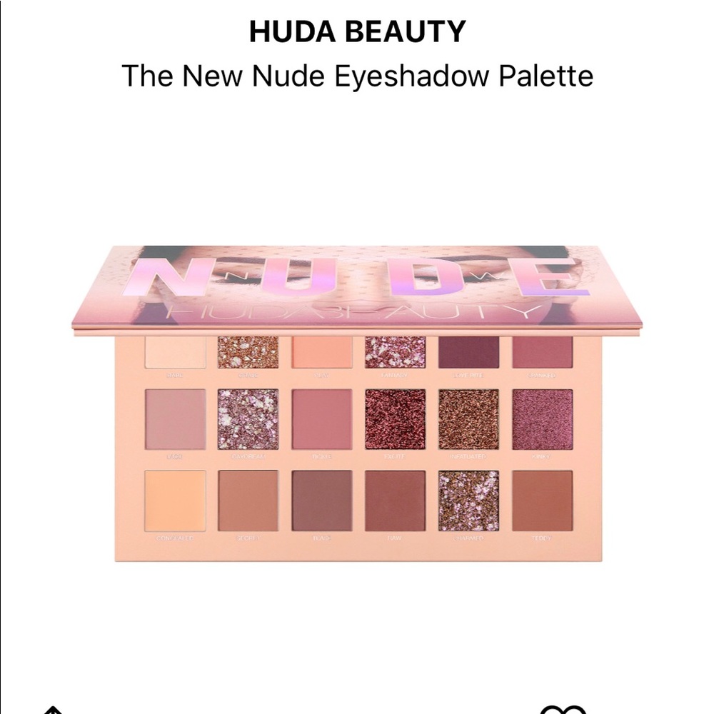 Huda beauty Nude eyeshadow palette